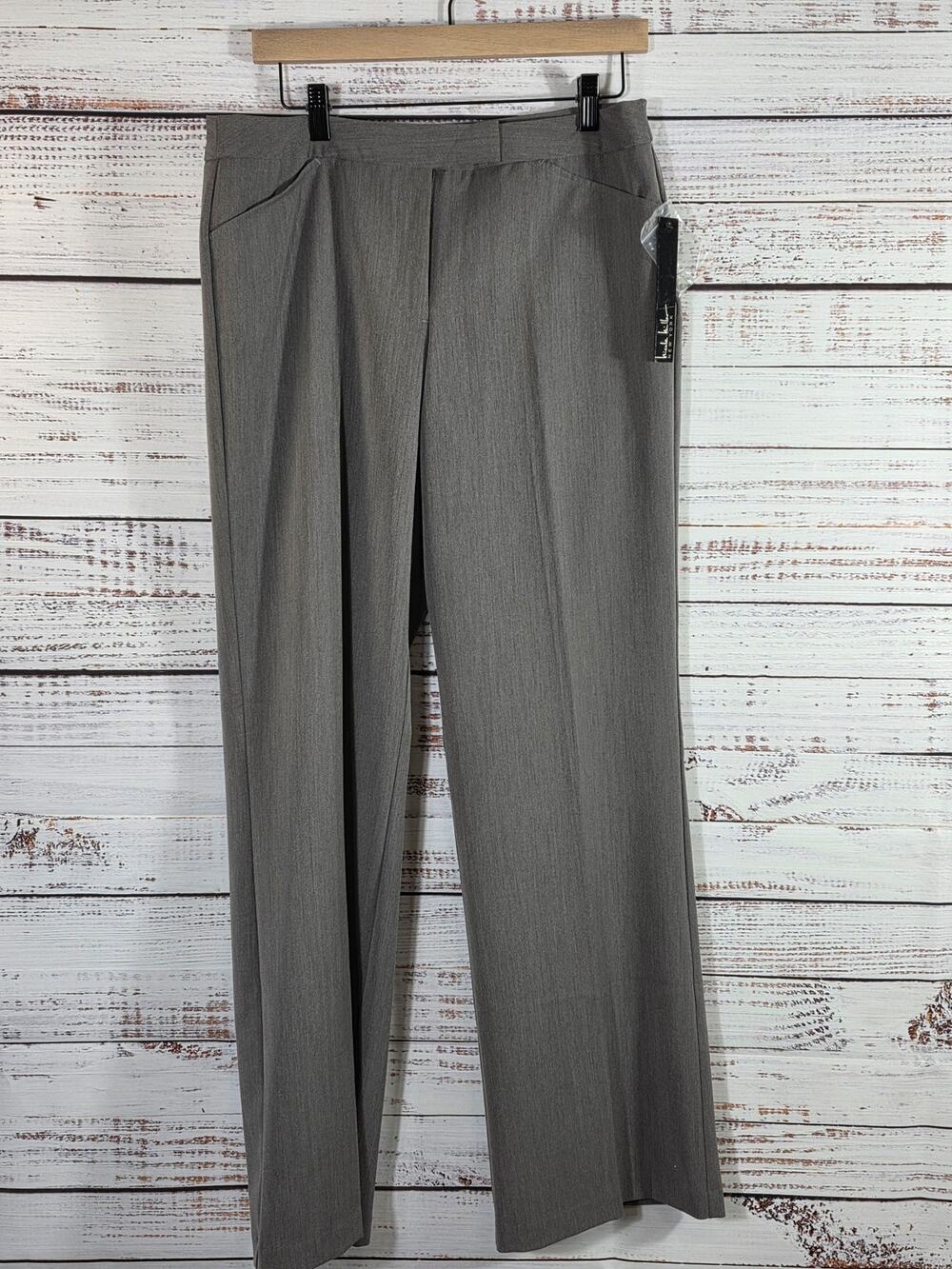 Nicole Miller Women's Gray dress pants NWT size 10